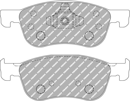 Plaquettes de frein avant DS1.11 FERODO – Ford Fiesta (VIII) – FCP4816W