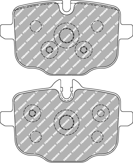 Plaquettes de frein arrière DS2500 FERODO – FCP4381H