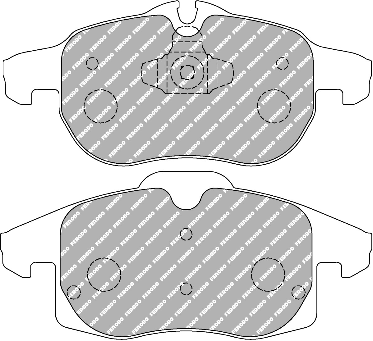 Plaquettes de frein avant DS2500 FERODO – FCP1520H