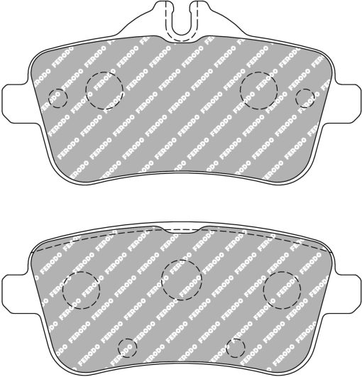 Plaquettes de frein arrière DS2500 FERODO – FCP4587H