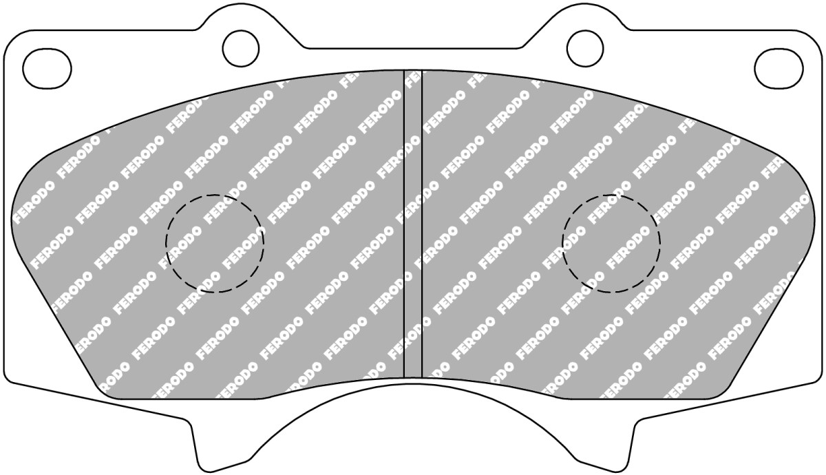 Plaquettes de frein avant DS2500 FERODO – FCP1698H