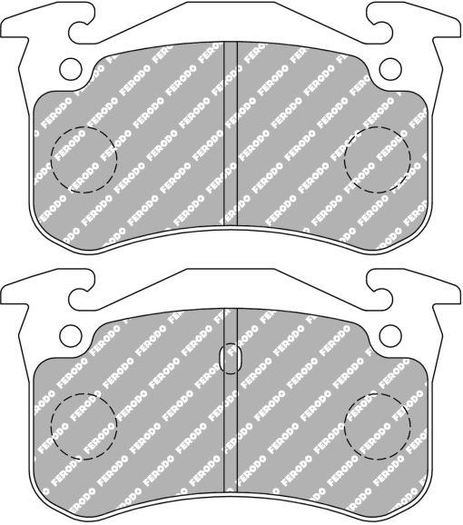 Plaquettes de frein arrière DS3000 FERODO – FCP558R