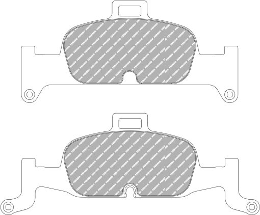Plaquettes de frein avant DS2500 FERODO – FCP4616H