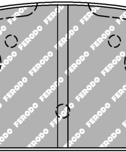 Plaquettes de frein arrière DS3000 FERODO – FCP1469R