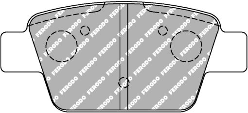 Plaquettes de frein arrière DS3000 FERODO – FCP1469R