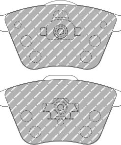 Plaquettes de frein avant DSUNO FERODO – FCP1765Z
