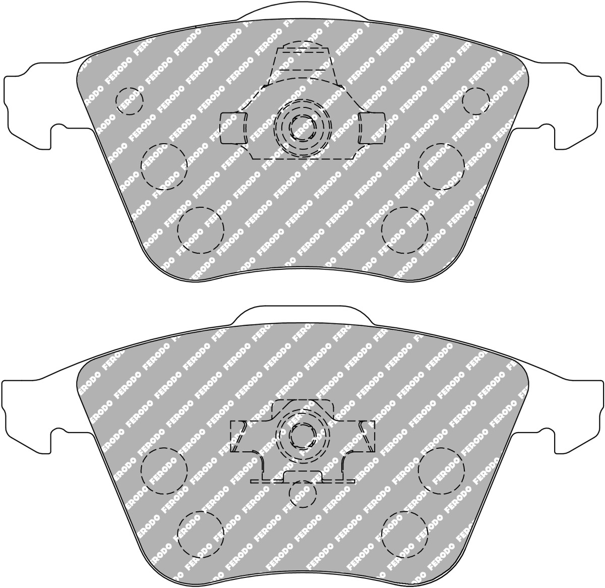 Plaquettes de frein avant DS2500 FERODO – FCP1765H
