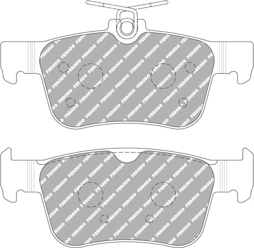 Plaquettes de frein arrière DS1.11 FERODO – Honda Civic (10TH MK1, 10TH MK2) – FCP5086W