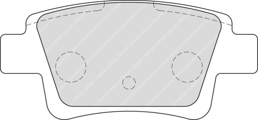 Plaquettes de frein arrière DS2500 FERODO – FCP1858H