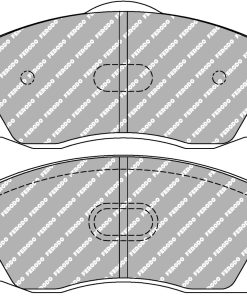 Plaquettes de frein avant DS2500 FERODO – Opel Tigra (B) 1.3 CDTI 70 ch – FCP1424H