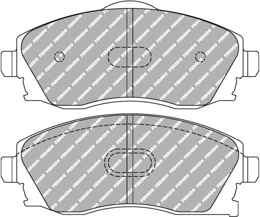 Plaquettes de frein avant DS2500 FERODO – Opel Tigra (B) 1.3 CDTI 70 ch – FCP1424H
