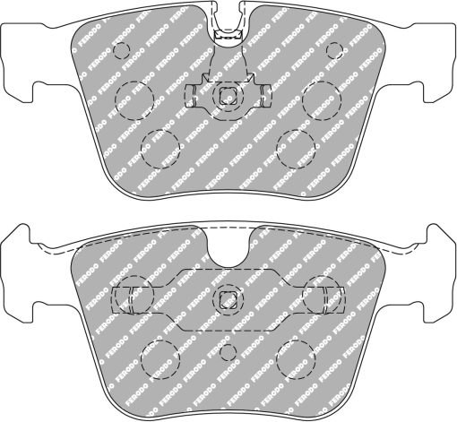 Plaquettes de frein arrière DS2500 FERODO – Mercedes S / CL / ML / R 63 AMG – FCP4413H