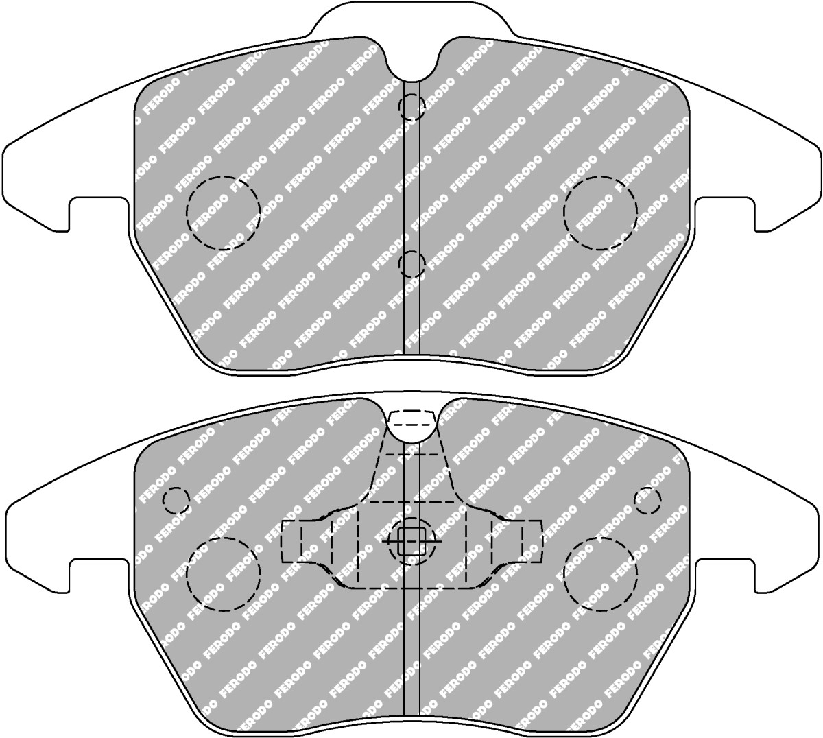 Plaquettes de frein avant DSUNO FERODO – FCP1641Z
