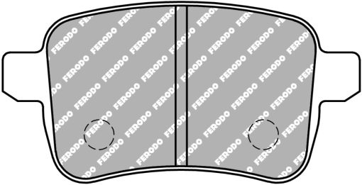 Plaquettes de frein arrière DS2500 FERODO – FCP4308H