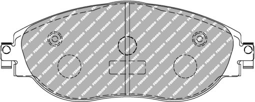 Plaquettes de frein avant DS2500 FERODO – FCP4425H