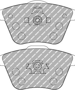 Plaquettes de frein avant DS2500 FERODO – FCP1706H
