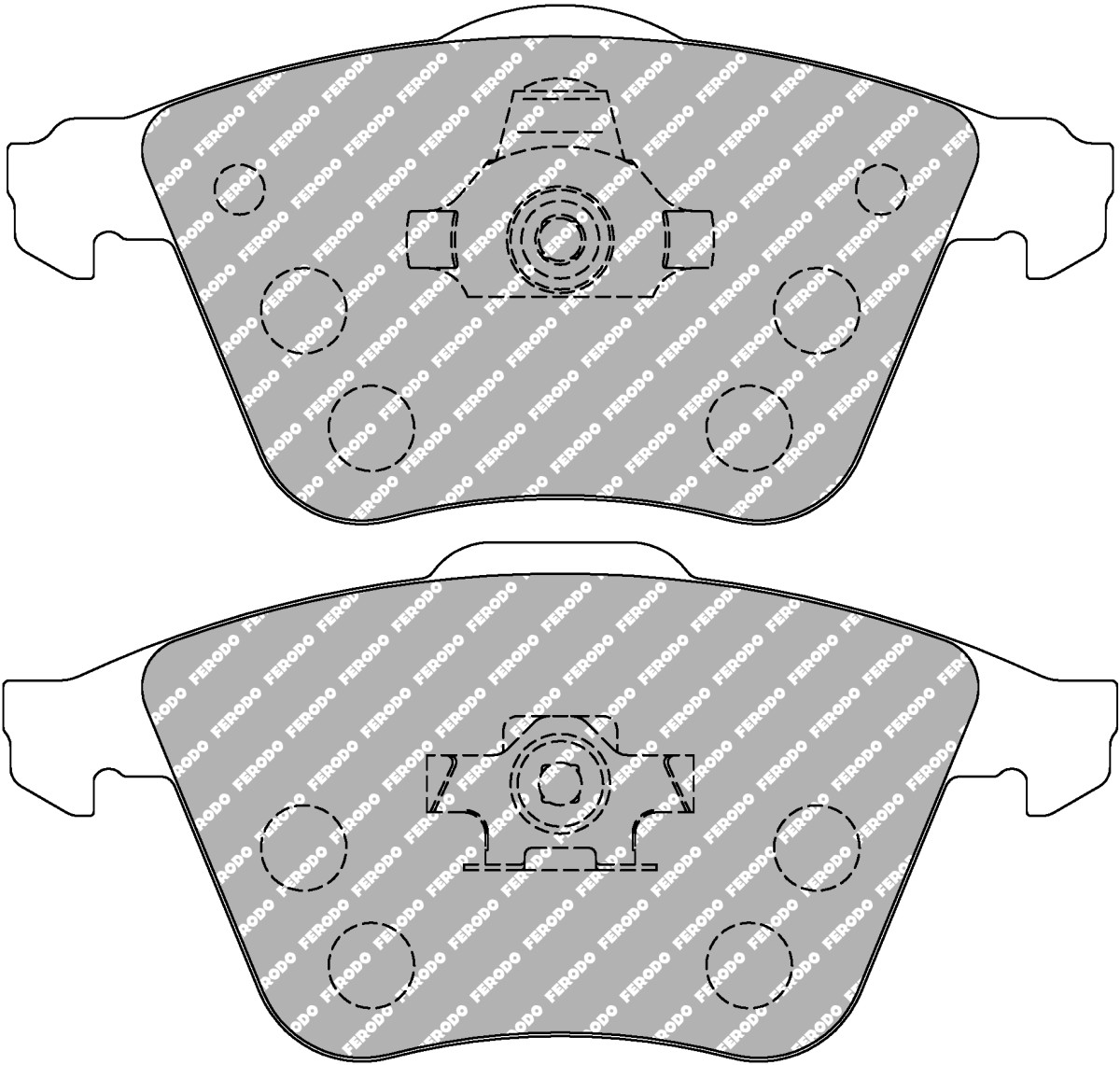 Plaquettes de frein avant DS2500 FERODO – FCP1706H