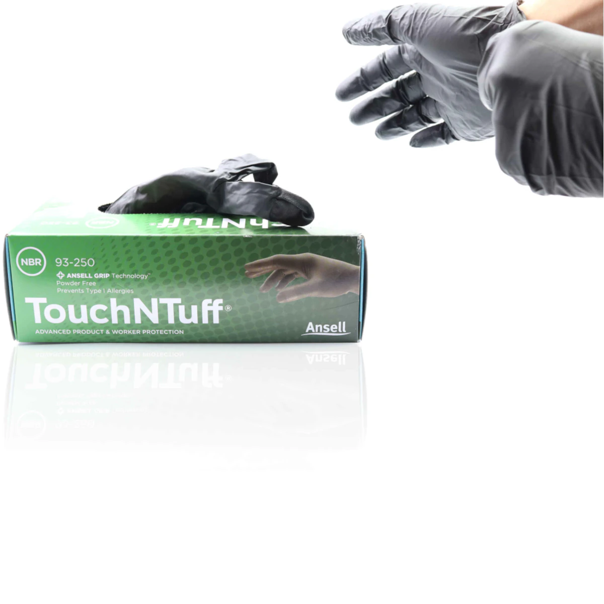 Gants nitrile renforcés (boîte de 100) BAR-TEK