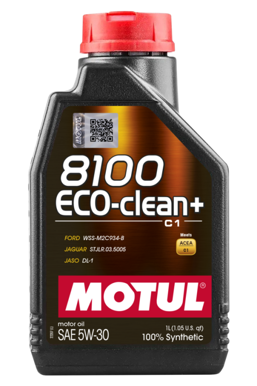 Huile moteur 8100 Eco-Clean+ 5W30 (1 L) MOTUL – 101580
