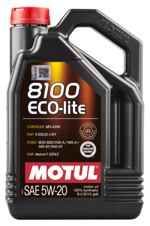 Huile moteur 8100 Eco-Lite 5W20 (5 L) MOTUL – 109104
