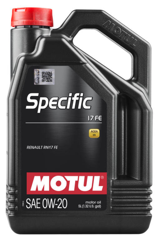Huile moteur Specific 17 FE 0W20 (5 L) MOTUL – 109950