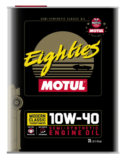 Huile moteur Youngtimer "Classic Eighties" 10W40 (2 L) MOTUL – 110619