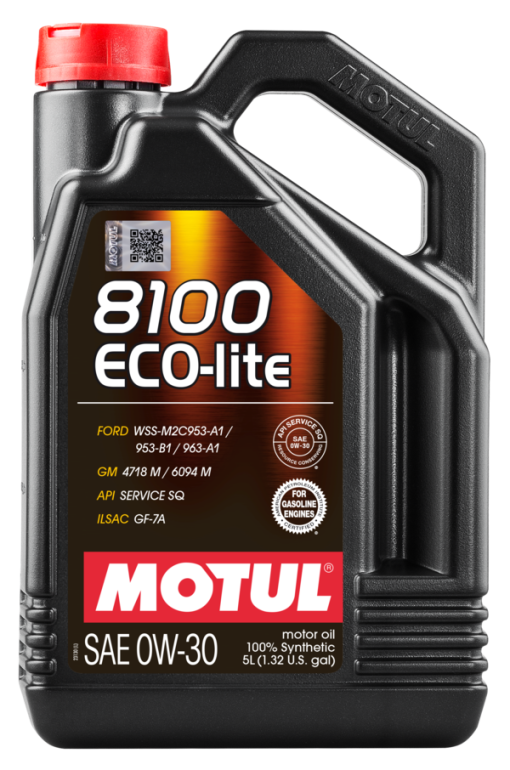 Huile moteur 8100 Eco-Lite 0W30 (5 L) MOTUL – 110889