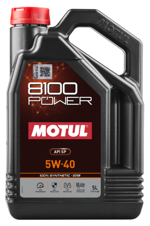 Huile moteur 8100 Power 5W40 (5 L) MOTUL – 111809