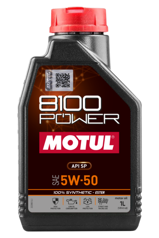 Huile moteur 8100 Power 5W50 (1 L) MOTUL – 111811
