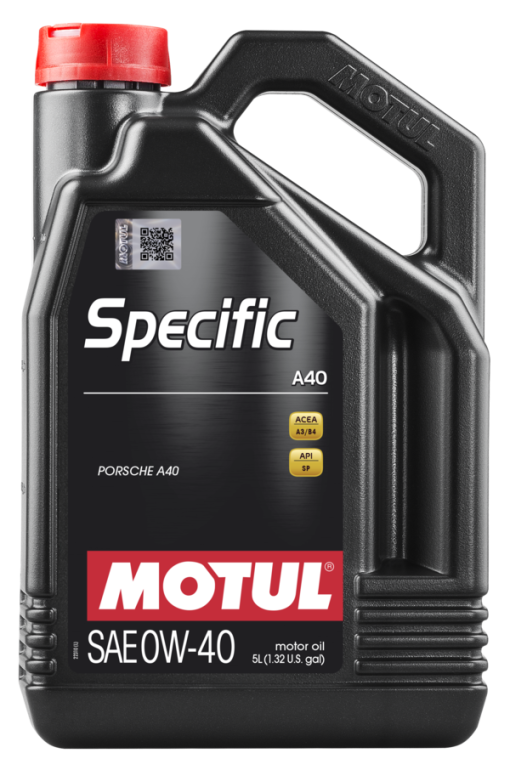 Huile moteur Specific A40 0W40 (5 L) MOTUL – 112075