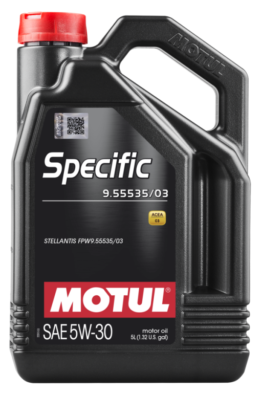 Huile moteur Specific 9.55535/03 5W30 (5 L) MOTUL – 113664