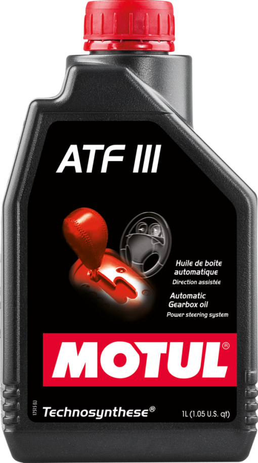 Huile de boîte automatique et direction assistée ATF III / Dexron (1 L) MOTUL – 111255