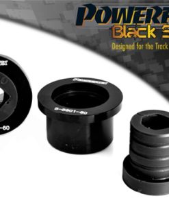 Silentblocs de triangles avant "Black Series" avec inserts en alu (paire) POWERFLEX – BMW M3 (E46) – PFF5-5601M3BLK