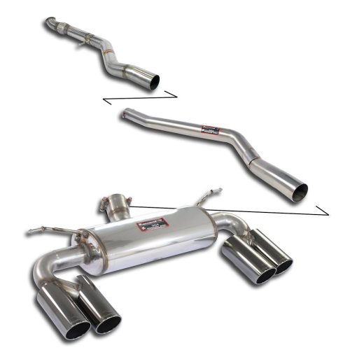 Ligne cat-back Race SUPERSPRINT – BMW M2 (F87) 370 ch – 523510