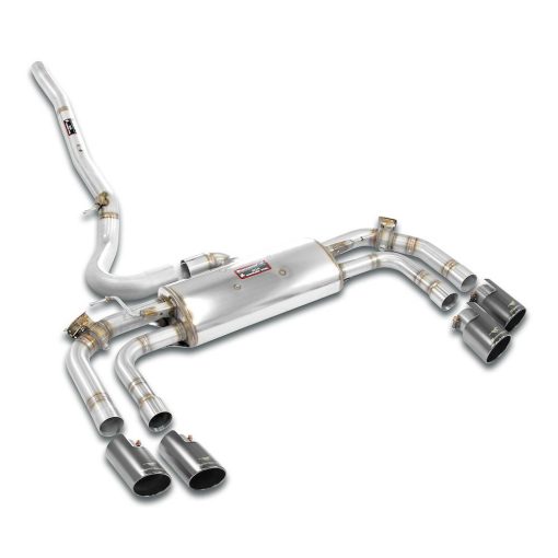 Silencieux arrière valvé 2 x Ø 100 mm D et G SUPERSPRINT – BMW X2 (U10) M35i 300 ch – 832826