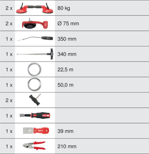 Module de réparation de pare-brise KS TOOLS – 140.1065