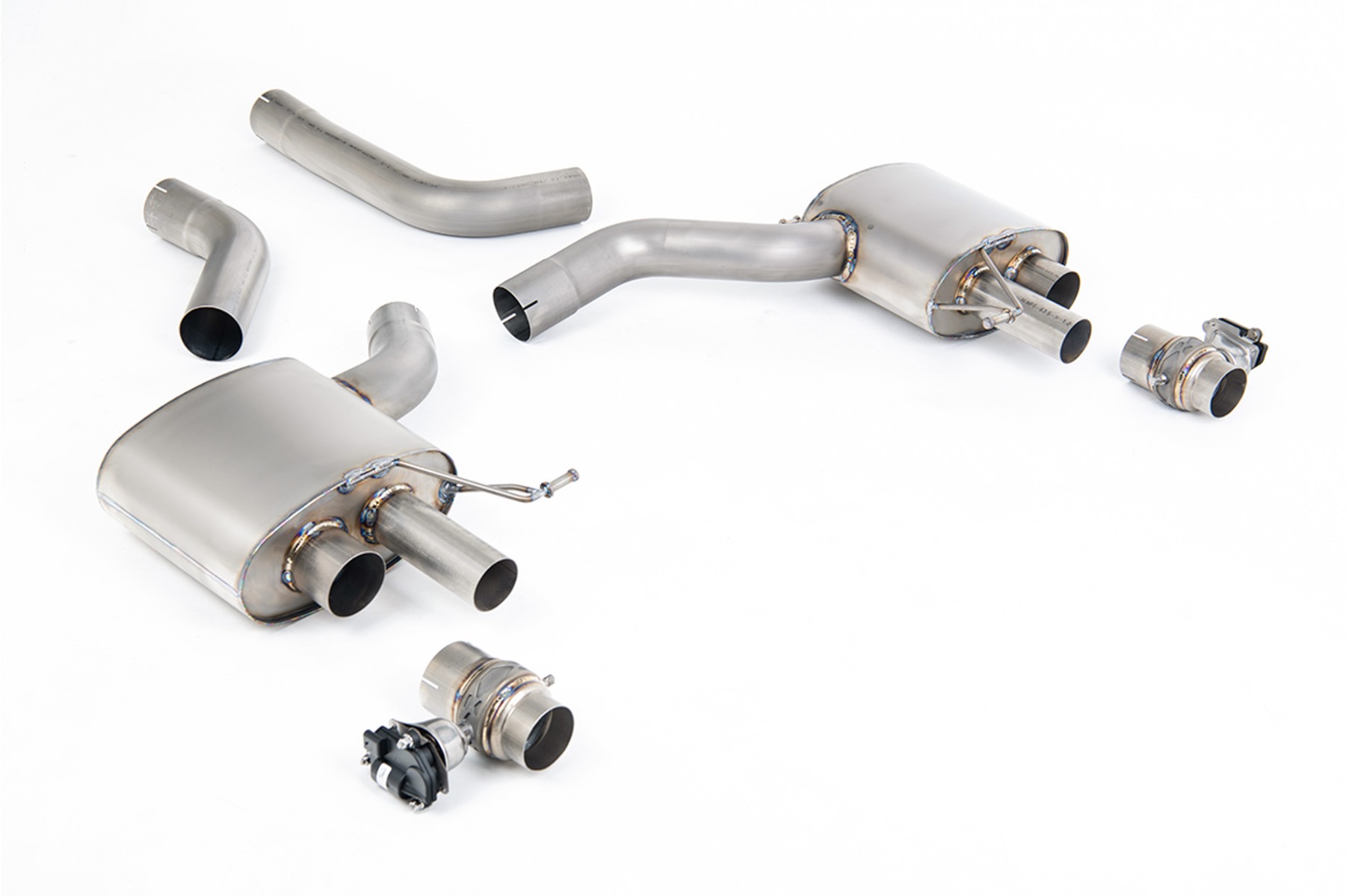 Ligne axle-back titane non résonnée MILLTEK – Audi RS6 / RS7 – SSXAU1050