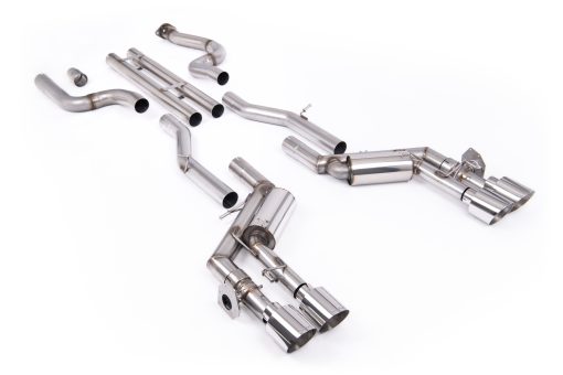 Ligne cat-back à valves tube droit MILLTEK – Chevrolet Camaro (6TH) 6.2 V8 453 ch