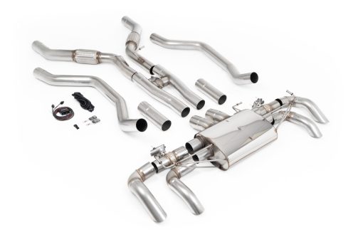Ligne résonnée à valves (sorties basses châssis long) MILLTEK – Land Rover Range Rover / Range Rover Sport (L460) P530 4.4 Bi-Turbo 530 ch – SSXLR250
