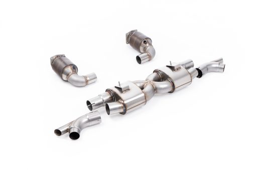 Ligne complète résonnée (catalyseurs HJS haut débit) MILLTEK – Porsche 911 (991) Turbo S 3.8T 580 ch – SSXPO205