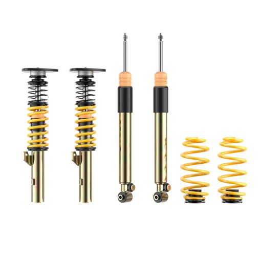 Kit combinés filetés ST XTA Plus 3 (abaissement AV 35-65 mm / AR 40-65 mm) ST – Seat Leon / Volkswagen Golf – 182028080G