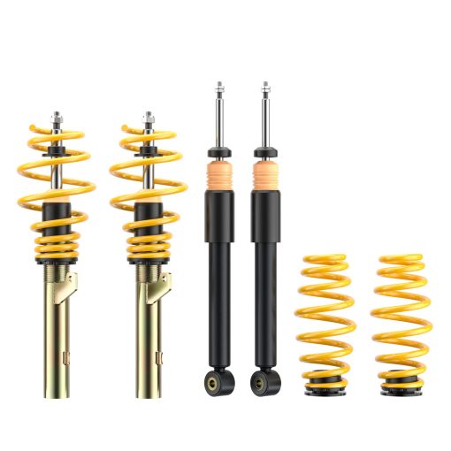 Kit combinés filetés ST XA (abaissement AV 35-65 mm / AR 35-65 mm) ST – Audi A3 / Volkswagen Golf / Volkswagen Golf Plus – 18210070