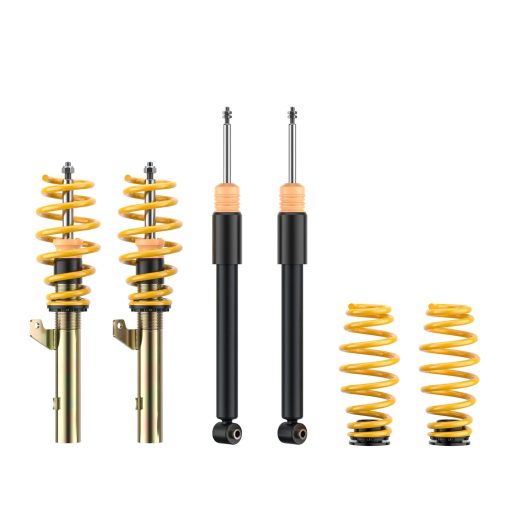 Kit combinés filetés ST XA 2 roues motrices (abaissement AV 35-60 mm / AR 35-60 mm) ST – Audi A3 / Volkswagen Golf – 182800CJ