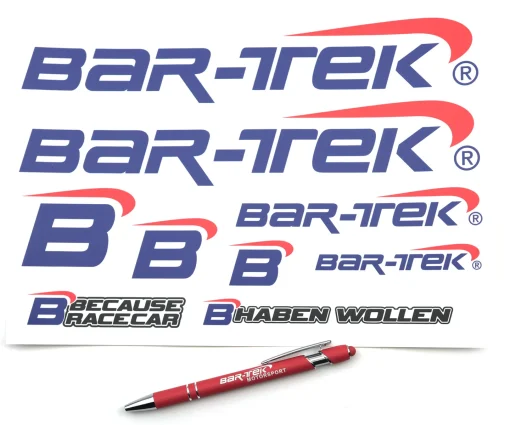 Planche d'autocollants logo BAR-TEK – 2100463