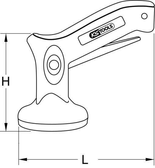 Mini ventouse - 8 kg KS TOOLS – 140.1015