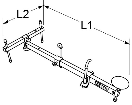 Traverse support universelle KS TOOLS – 160.0090