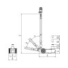 Cric sur batterie 18V KS TOOLS – 160.0742F