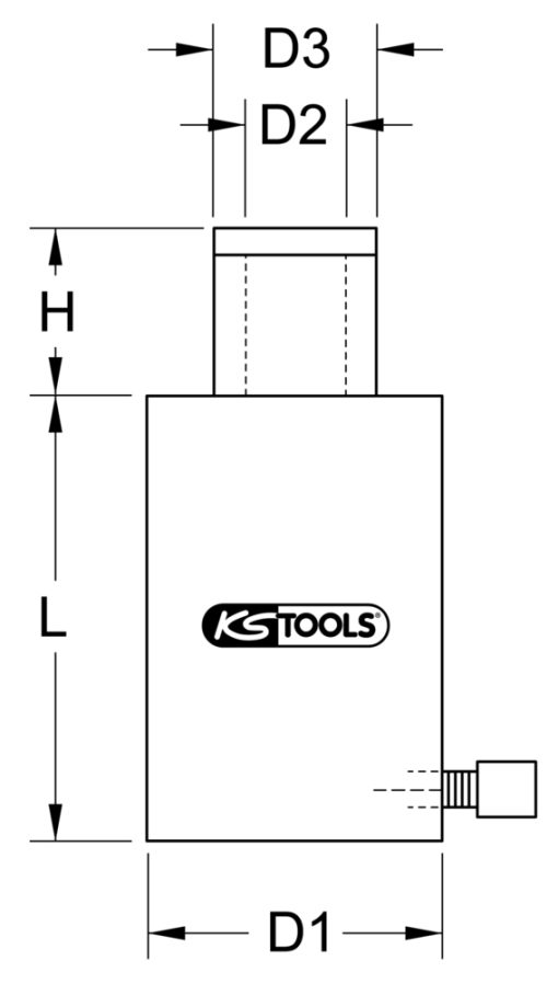 Vérin hydraulique 20 t KS TOOLS – 700.1791