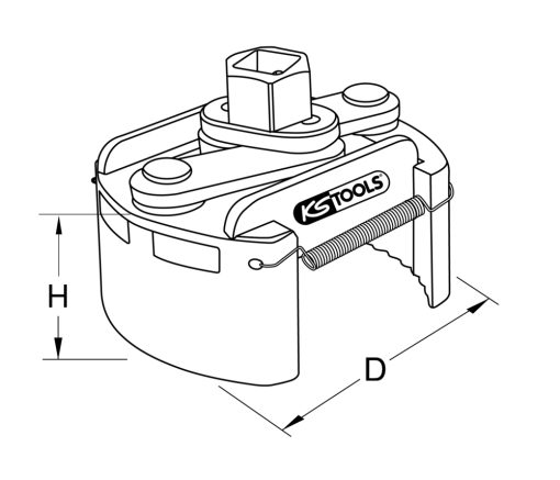 Clé universelle KS TOOLS – 700.5005