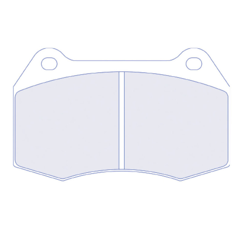 Plaquettes de frein RC5 forme 4061T18 CL BRAKES – 4061T18RC5